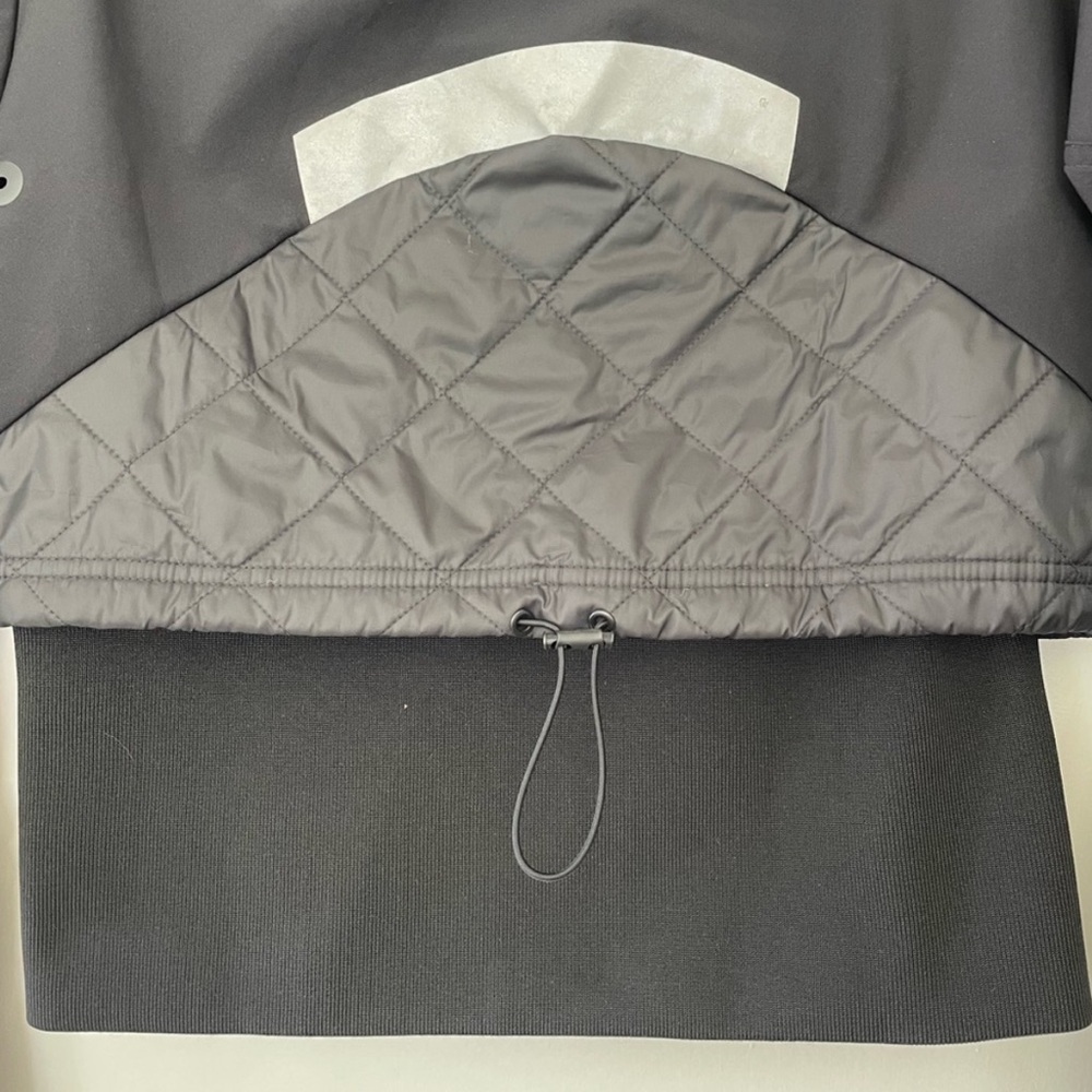 Stella McCartney x Adidas Bomber Jacket, Black, Small with Zipper Pockets. - Picture 3 of 6